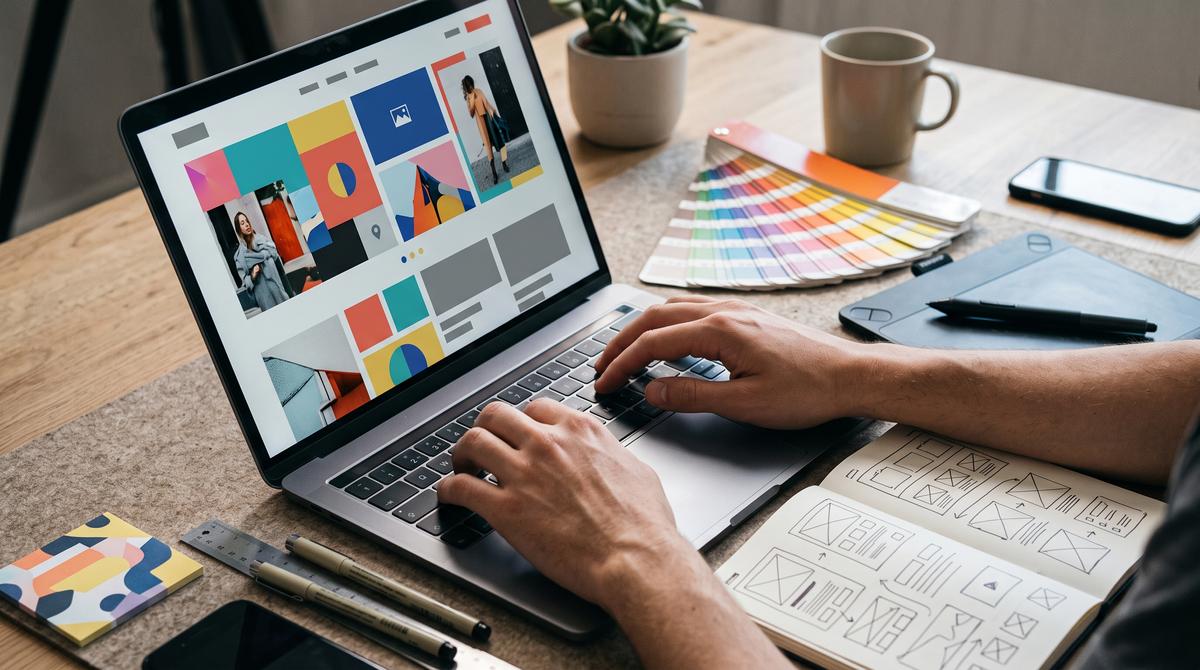 Developer optimizing WordPress site speed and security settings